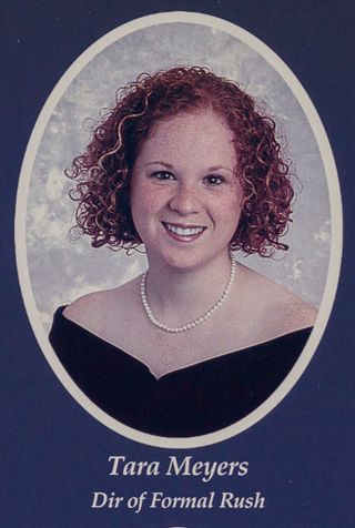 Beta Omega Chapter Composite Detail, Tara Meyers, 2001-2002