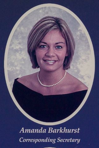 Beta Omega Chapter Composite Detail, Amanda Barkhurst, 2001-2002