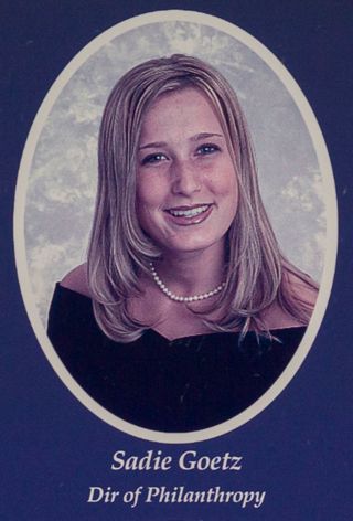 Beta Omega Chapter Composite Detail, Sadie Goetz, 2001-2002