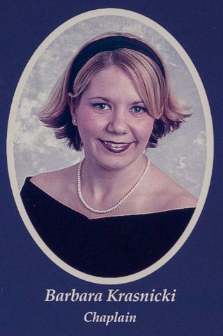 Beta Omega Chapter Composite Detail, Barbara Krasnicki, 2001-2002