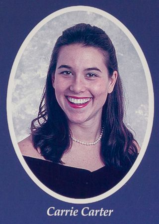 Beta Omega Chapter Composite Detail, Carrie Carter, 2001-2002