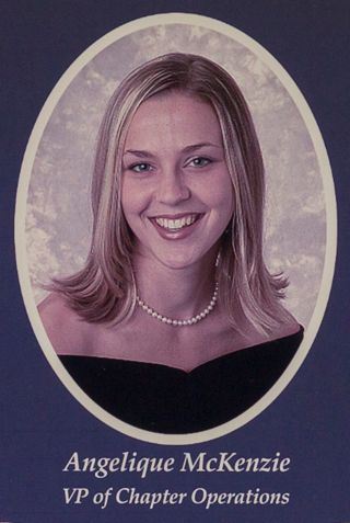 Beta Omega Chapter Composite Detail, Angelique McKenzie, 2002-2003
