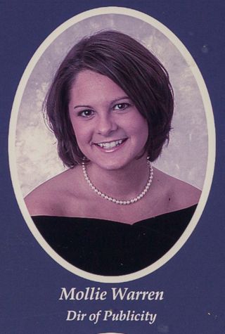 Beta Omega Chapter Composite Detail, Mollie Warren, 2002-2003