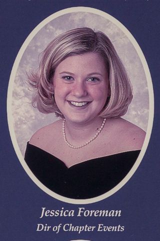 Beta Omega Chapter Composite Detail, Jessica Foreman, 2002-2003