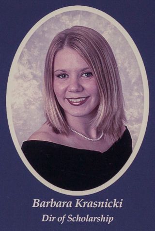 Beta Omega Chapter Composite Detail, Barbara Krasnicki, 2002-2003