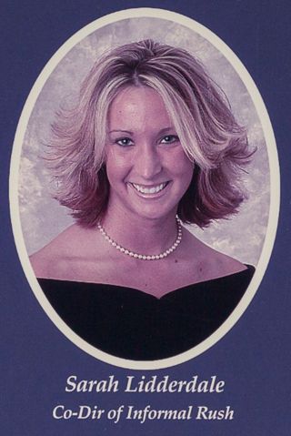 Beta Omega Chapter Composite Detail, Sarah Lidderdale, 2002-2003