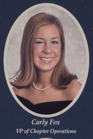 Beta Omega Chapter Composite Detail, Carly Fox, 2003-2004