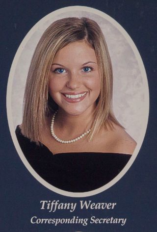 Beta Omega Chapter Composite Detail, Tiffany Weaver, 2003-2004