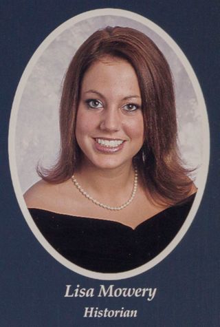 Beta Omega Chapter Composite Detail, Lisa Mowery, 2003-2004