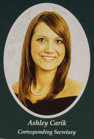 Beta Omega Chapter Composite Detail, Ashley Carik, 2004-2005