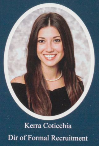 Beta Omega Chapter Composite Detail, Kerra Coticchia, 2009-2010