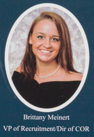 Beta Omega Chapter Composite Detail, Brittany Meinert, 2009-2010