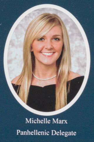 Beta Omega Chapter Composite Detail, Michelle Marx, 2009-2010