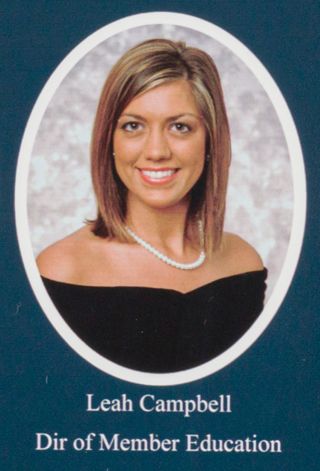 Beta Omega Chapter Composite Detail, Leah Campbell, 2009-2010