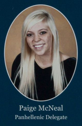 Beta Omega Chapter Composite Detail, Paige McNeal, 2010-2011