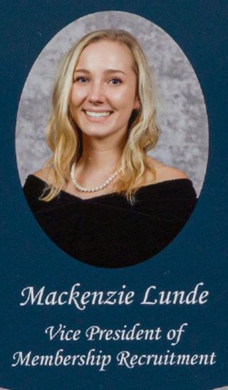Beta Omega Chapter Composite Detail, Mackenzie Lunde, 2015-2016