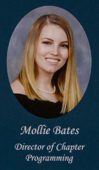 Beta Omega Chapter Composite Detail, Mollie Bates, 2016-2017