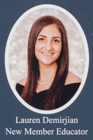 Beta Omega Chapter Composite Detail, Lauren Demirjian, 2007-2008