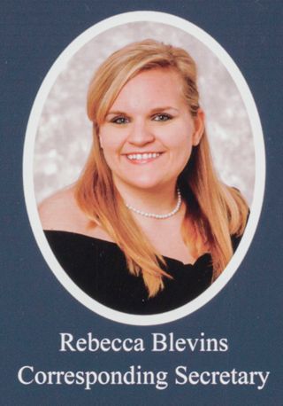 Beta Omega Chapter Composite Detail, Rebecca Blevins, 2007-2008