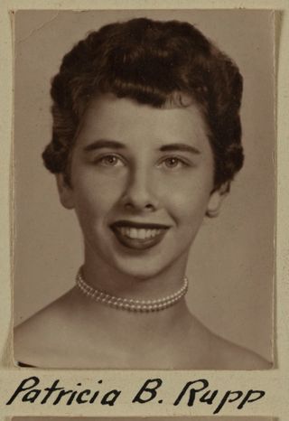 Beta Omega Chapter Composite Detail, Patricia B. Rupp, 1955