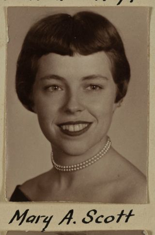 Beta Omega Chapter Composite Detail, Mary A. Scott, 1955