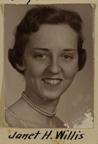 Beta Omega Chapter Composite Detail, Janet H. Willis, 1955