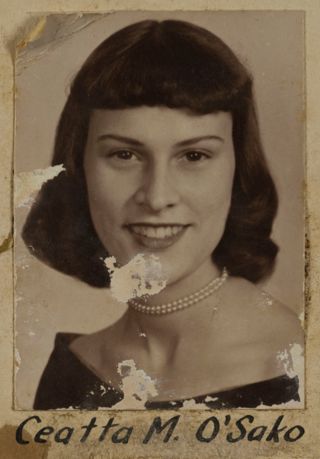 Beta Omega Chapter Composite Detail, Ceatta M. O'Sako, 1955