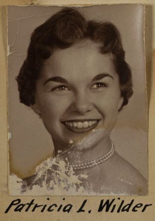 Beta Omega Chapter Composite Detail, Patricia L. Wilder, 1955