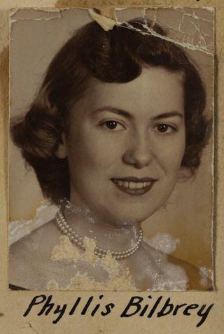 Beta Omega Chapter Composite Detail, Phyllis Bilbrey, 1955