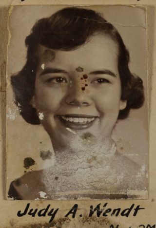 Beta Omega Chapter Composite Detail, Judy A. Wendt, 1955