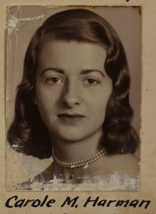 Beta Omega Chapter Composite Detail, Carole M. Harman, 1955