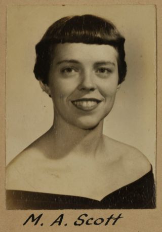 Beta Omega Chapter Composite Detail, M.A. Scott, 1956