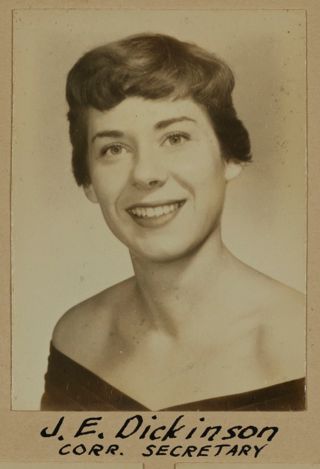 Beta Omega Chapter Composite Detail, J.E. Dickinson, 1956