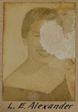 Beta Omega Chapter Composite Detail, L.E. Alexander, 1956