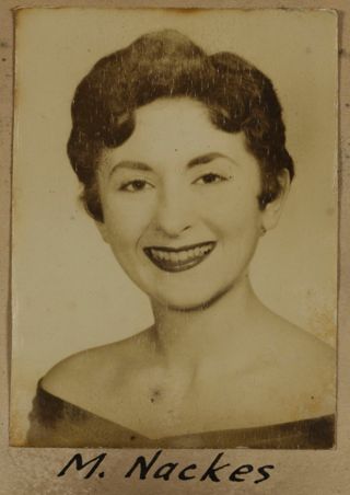 Beta Omega Chapter Composite Detail, Audry J. Cowgill, 1956