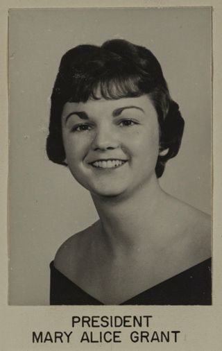 Beta Omega Chapter Composite Detail, Mary Alice Grant, 1961