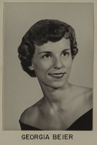 Beta Omega Chapter Composite Detail, Georgia Beier, 1961