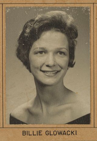 Beta Omega Chapter Composite Detail, Billie Glowacki, 1963