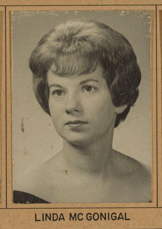 Beta Omega Chapter Composite Detail, Linda McGonigal, 1963