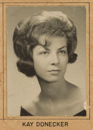 Beta Omega Chapter Composite Detail, Kay Donecker, 1963