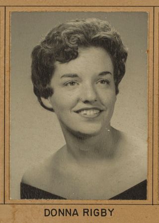 Beta Omega Chapter Composite Detail, Donna Rigby, 1963