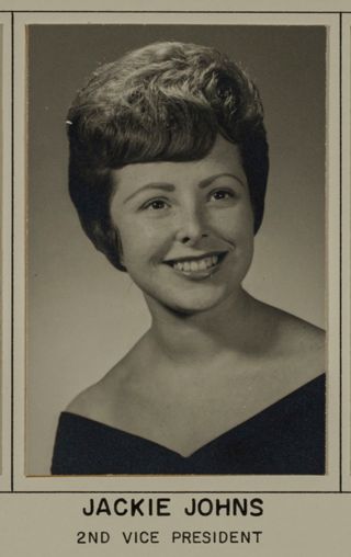 Beta Omega Chapter Composite Detail, Jackie Johns, 1964