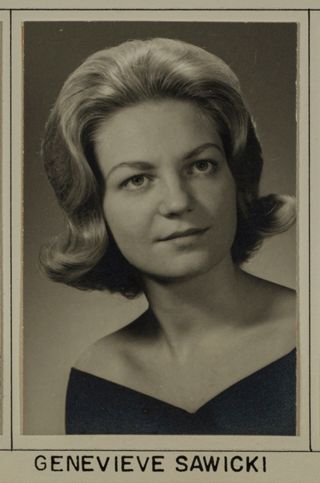 Beta Omega Chapter Composite Detail, Genevieve Sawicki, 1964