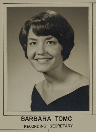 Beta Omega Chapter Composite Detail, Barbara Tomc, 1965