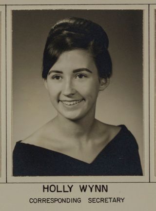Beta Omega Chapter Composite Detail, Holly Wynn, 1965