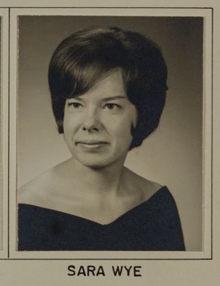 Beta Omega Chapter Composite Detail, Sara Wye, 1965