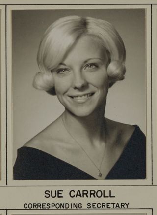 Beta Omega Chapter Composite Detail, Sue Carroll, 1969