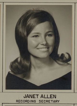 Beta Omega Chapter Composite Detail, Janet Allen, 1969