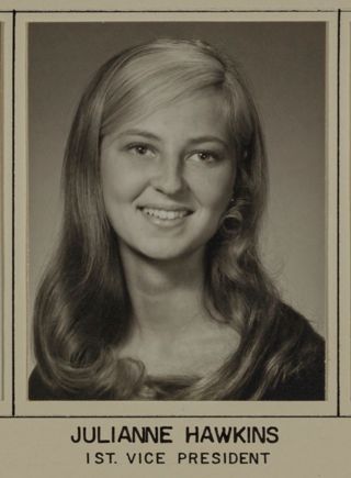 Beta Omega Chapter Composite Detail, Julianne Hawkins, 1970