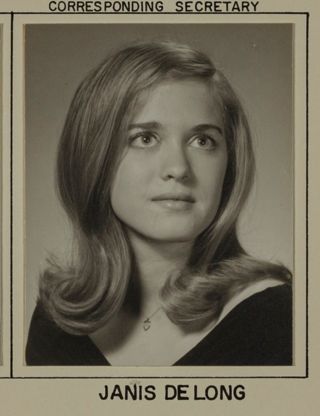 Beta Omega Chapter Composite Detail, Janis DeLong, 1970